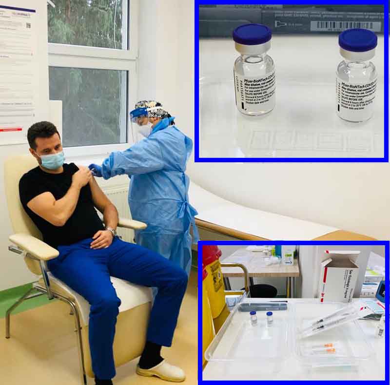 VIDEO: Primele vaccinări Covid-19 la Cluj