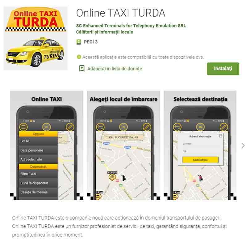 online taxi turda